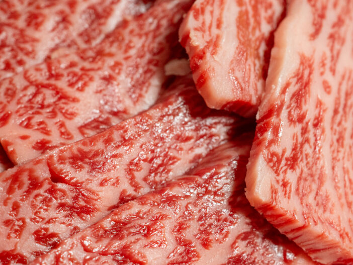 Raw beef texture (Kobe beef)