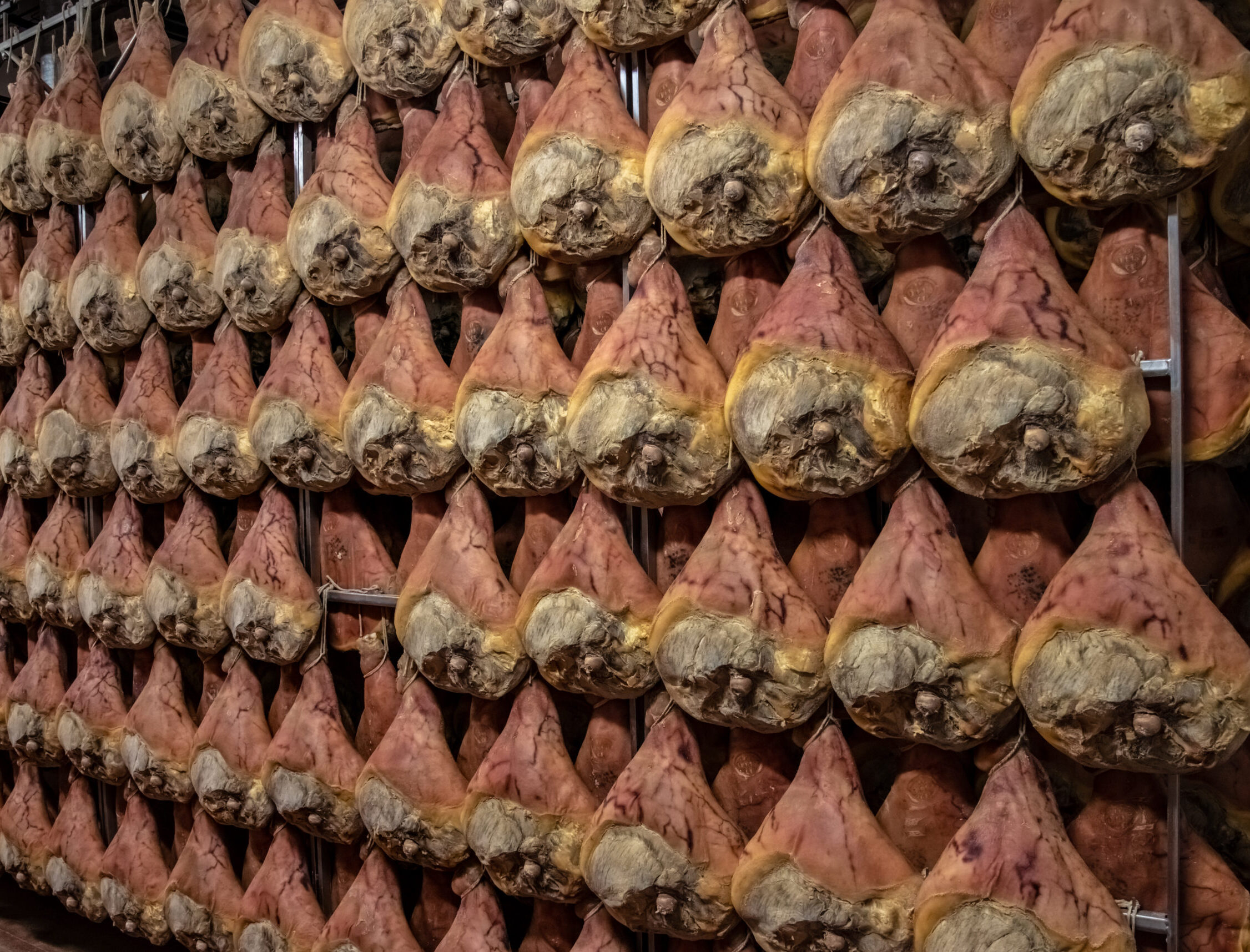 Parma Ham Hanging to Age