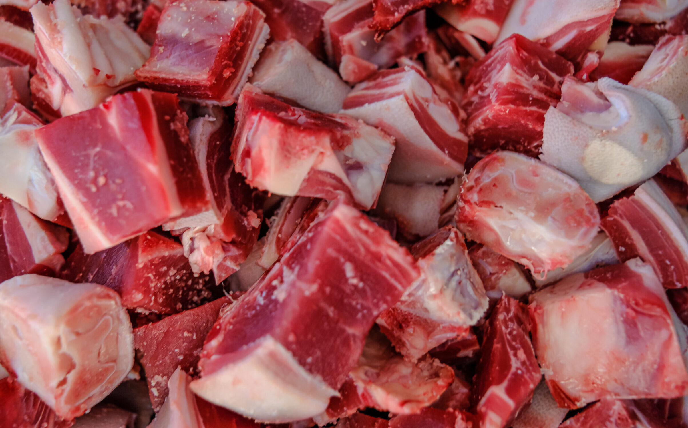 Bowl filled with Nigerian Goat Meat