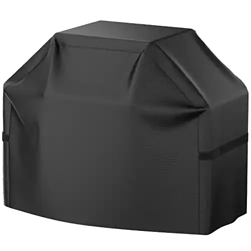 Grill Cover - 58" Waterproof BBQ Cover, Black