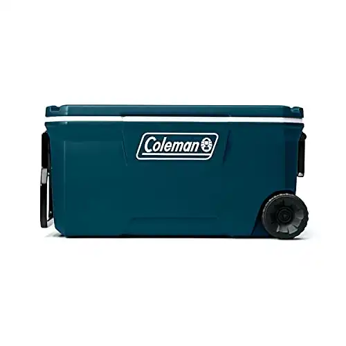 Coleman 316 Series Insulated Wheeled Cooler, 100+ Can Capacity