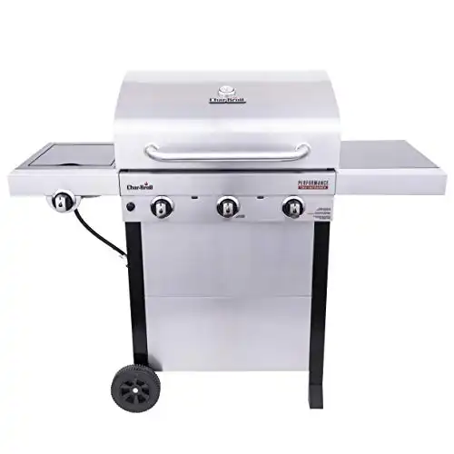 Char-Broil Performance Series 3-Burner Propane Gas Grill with Side Burner