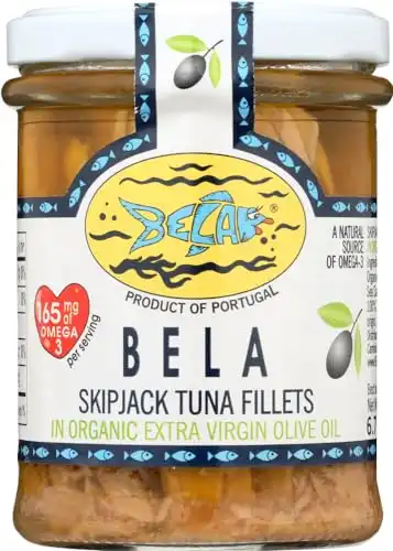 Bela Skipjack Tuna Fillets in Organic Olive Oil - 6 Pack