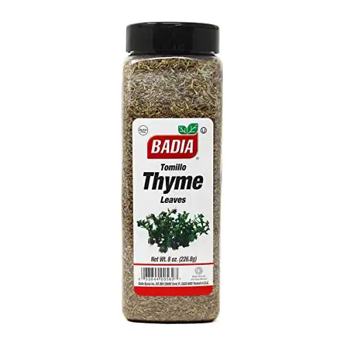 Badia Whole Thyme Leaves, 8 oz - Gluten Free & Kosher