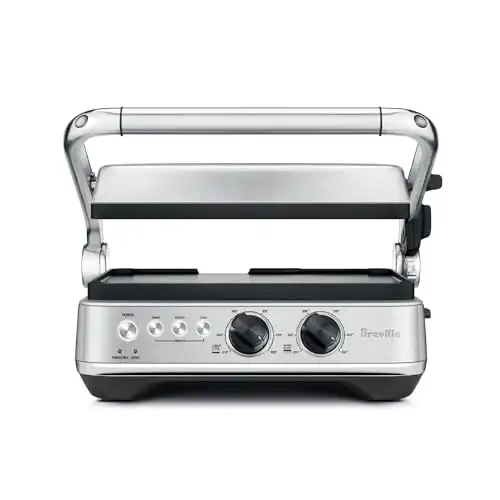 Breville Sear & Press Grill, Brushed Stainless Steel BGR700BSS