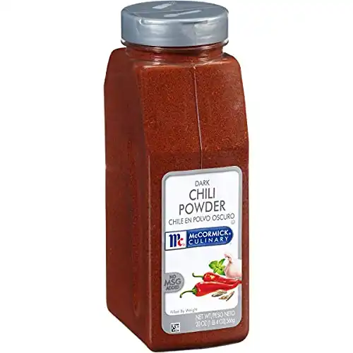 McCormick Culinary Dark Chili Powder, 20 oz - Perfect for Tacos & Nachos