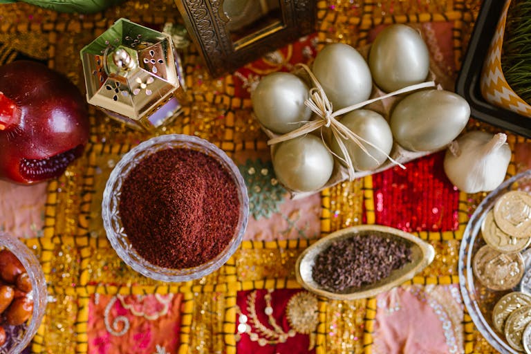 Food On The Table During Persian New Year