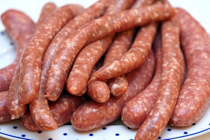 sausage, raw, food