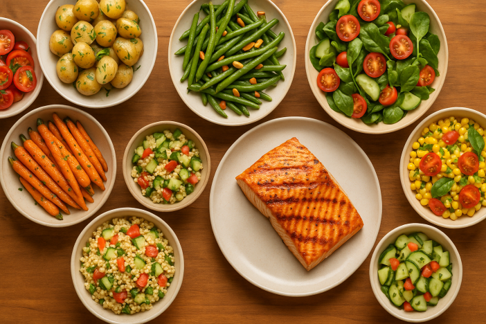 best side dishes for grilled salmon 8 fr Best Side Dishes for Grilled Salmon: 8 Fresh Summer Pairings