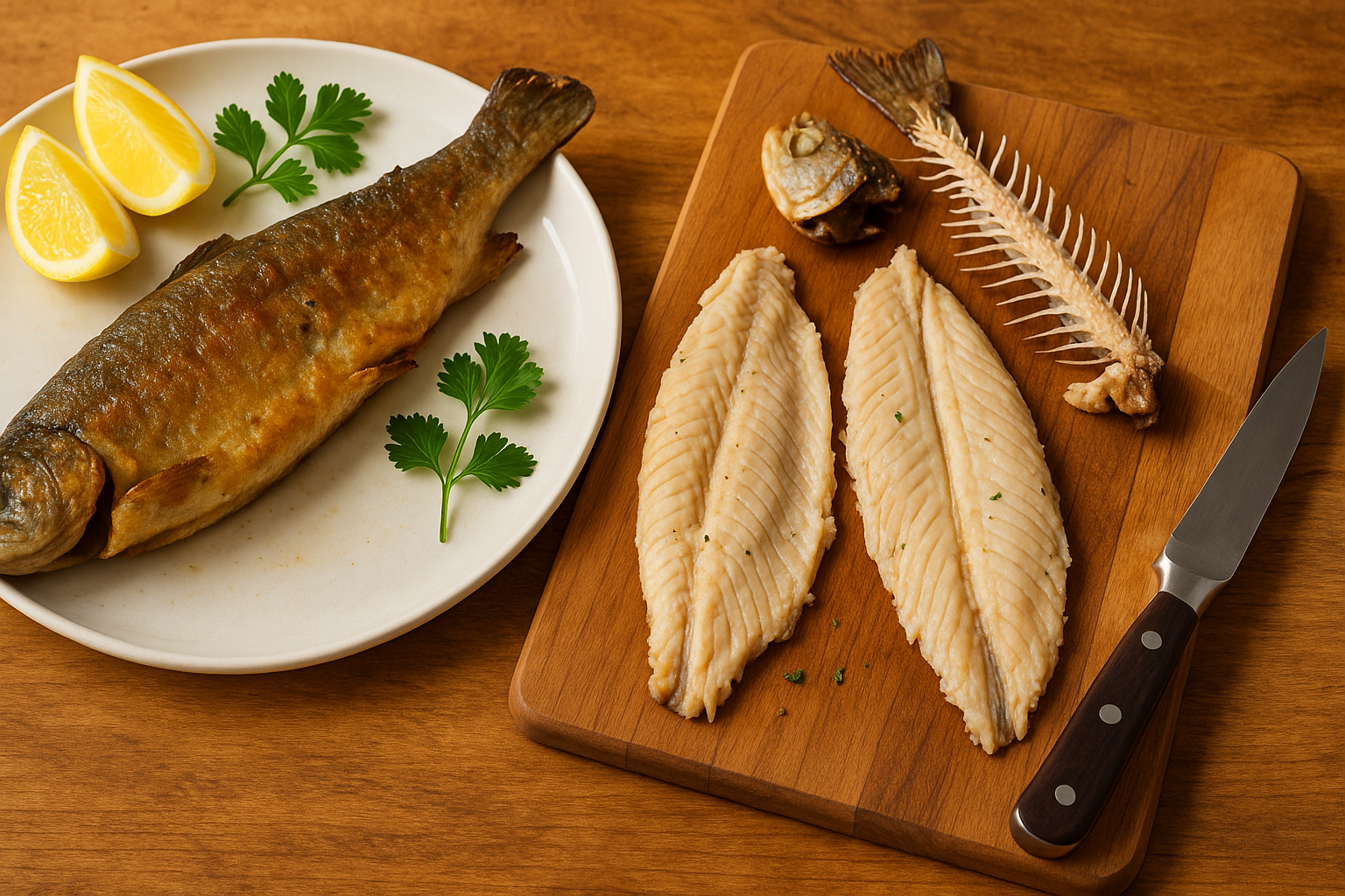 how to debone a whole trout simple techn How to Debone a Whole Trout: Simple Technique for Filleting Pan-Fried Fish