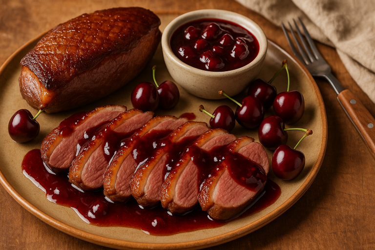 Perfect Smoked Duck Breast with Cherry Glaze Recipe