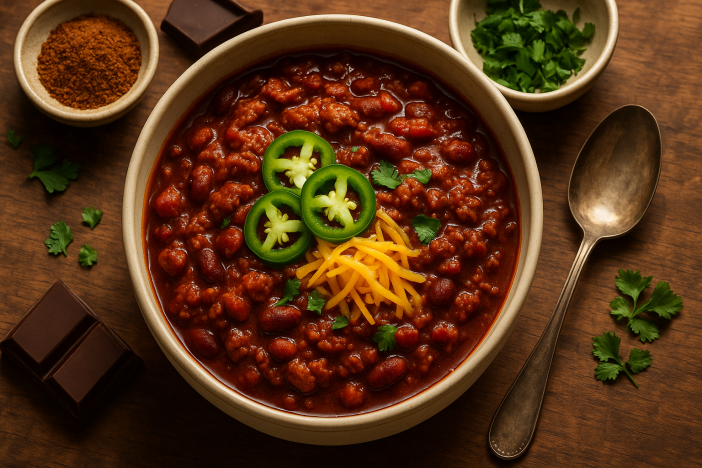 spicy venison chili recipe with dark cho Spicy Venison Chili Recipe with Dark Chocolate