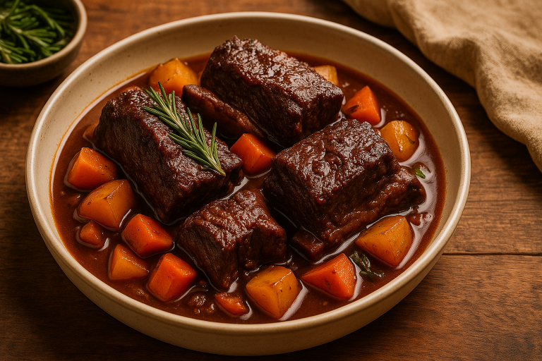 Braised Short Ribs with Red Wine and Rosemary 15 Braised Short Ribs with Red Wine and Rosemary