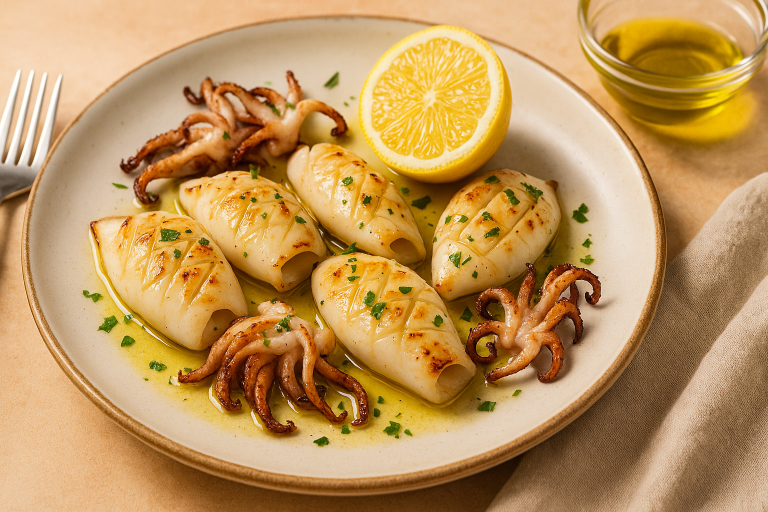 Grilled Calamari with Lemon and Olive Oil: A Simple Mediterranean Recipe 7 Grilled Calamari with Lemon and Olive Oil: A Simple Mediterranean Recipe