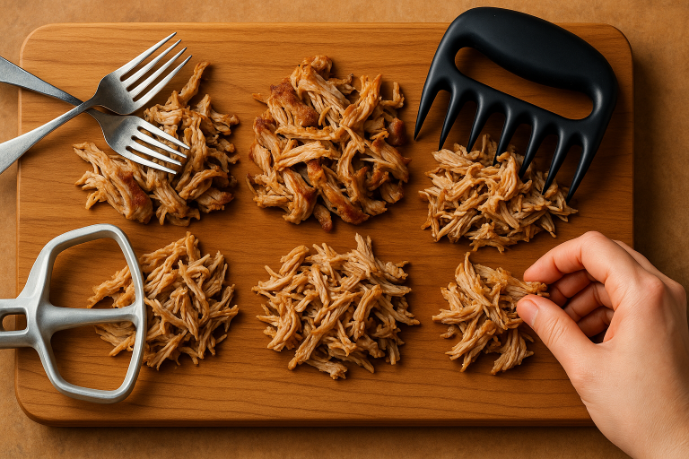 How to Shred Pork: 4 Methods from Forks to Bear Claws 3 How to Shred Pork: 4 Methods from Forks to Bear Claws