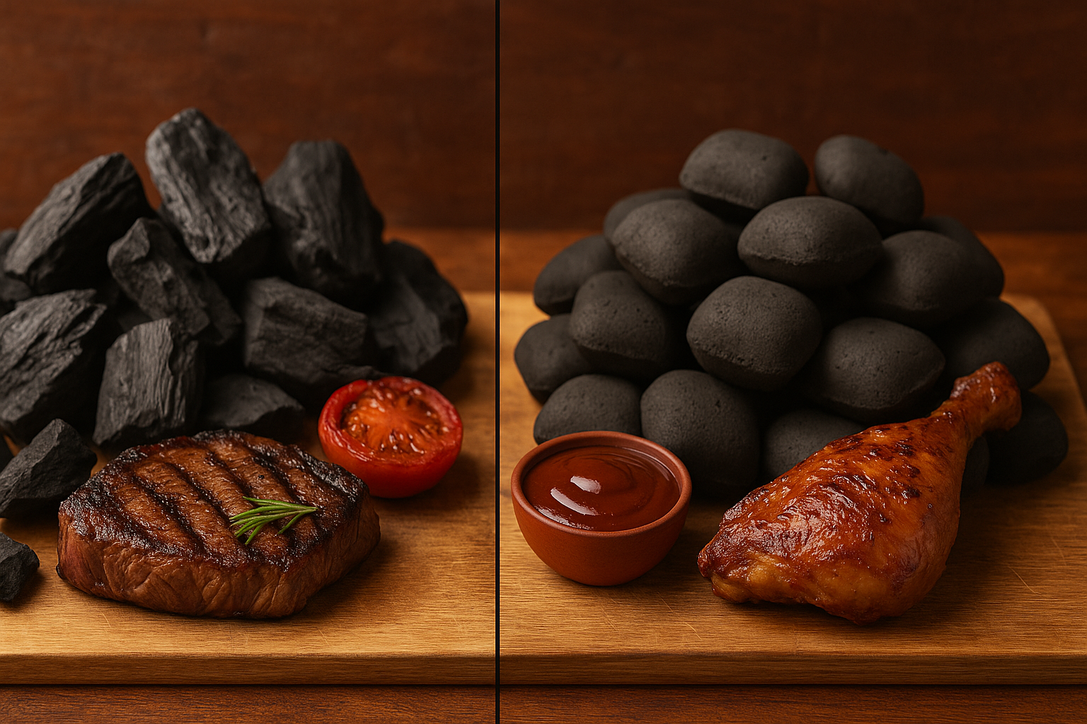 lump charcoal vs briquettes which burns Lump Charcoal vs Briquettes: Which Burns Better?