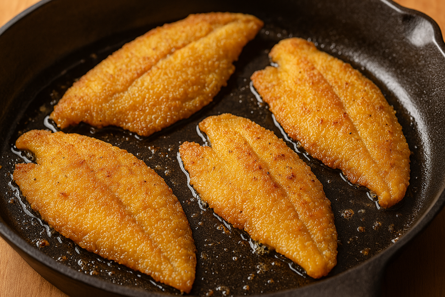 pan fried crappie with cornmeal crust Pan-Fried Crappie with Cornmeal Crust