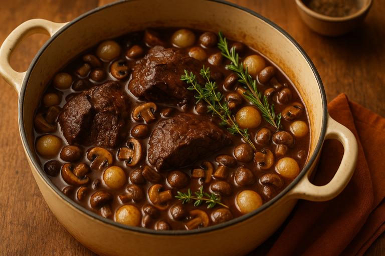 Venison Bourbon Bourguignon: A Hunter’s Take on a French Classic