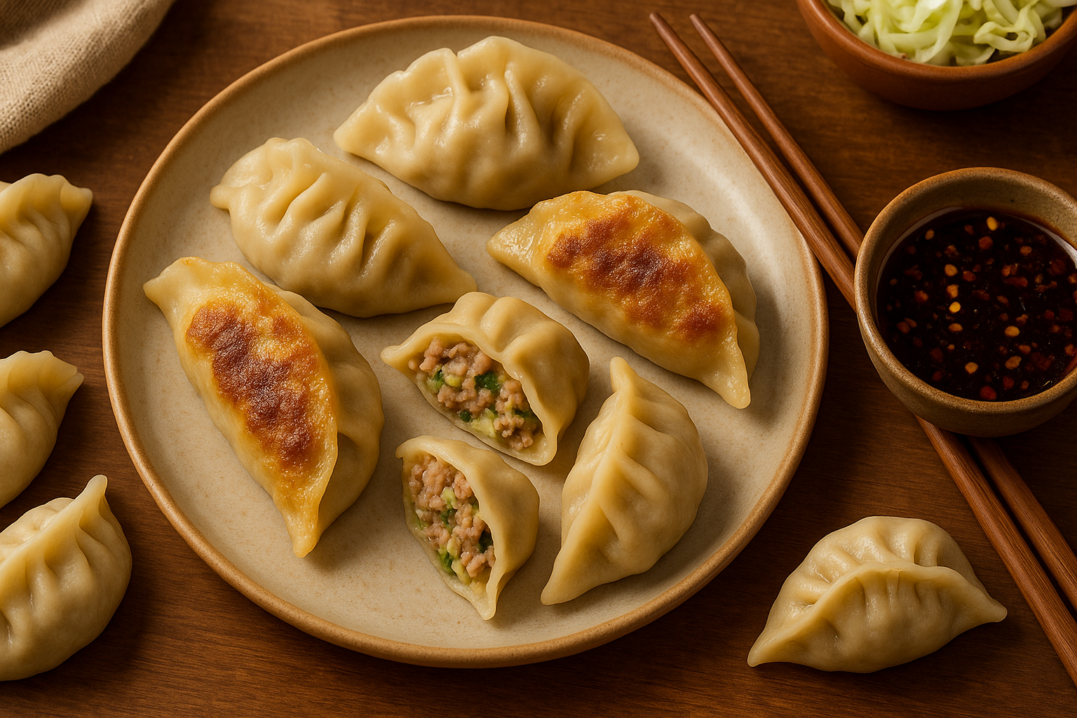 venison dumplings homemade chinese style Venison Dumplings: Homemade Chinese-Style Potstickers with Deer Meat