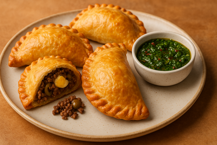 venison empanadas with chimichurri dippi Venison Empanadas with Chimichurri Dipping Sauce