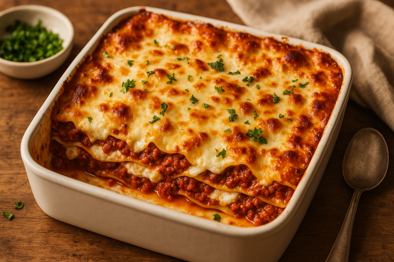 Venison Lasagna: A Hearty Baked Pasta with Game Meat Ragu