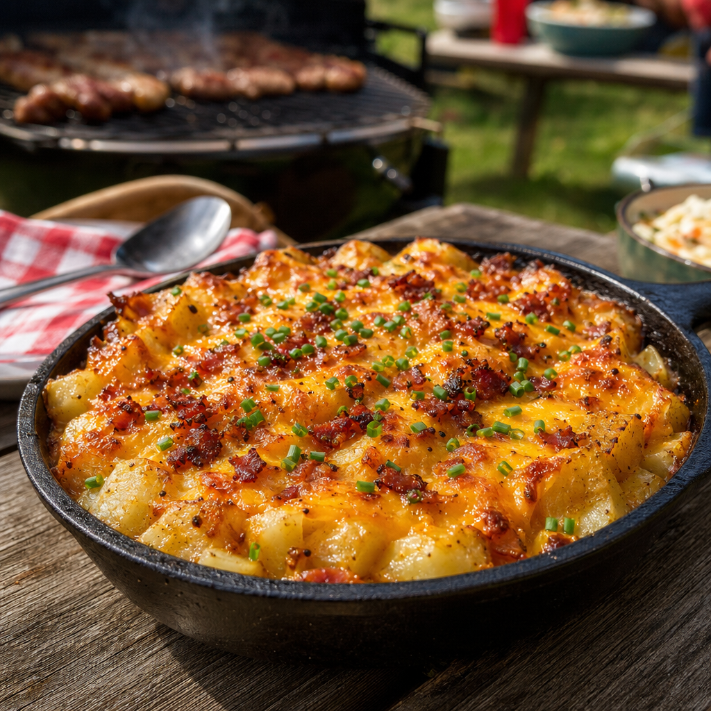 Why This Loaded Potato Casserole Works for BBQ