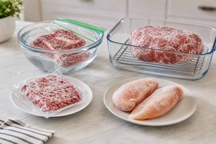 4 fast safe ways to thaw frozen meat for dinner tonight 4 Fast, Safe Ways to Thaw Frozen Meat for Dinner Tonight