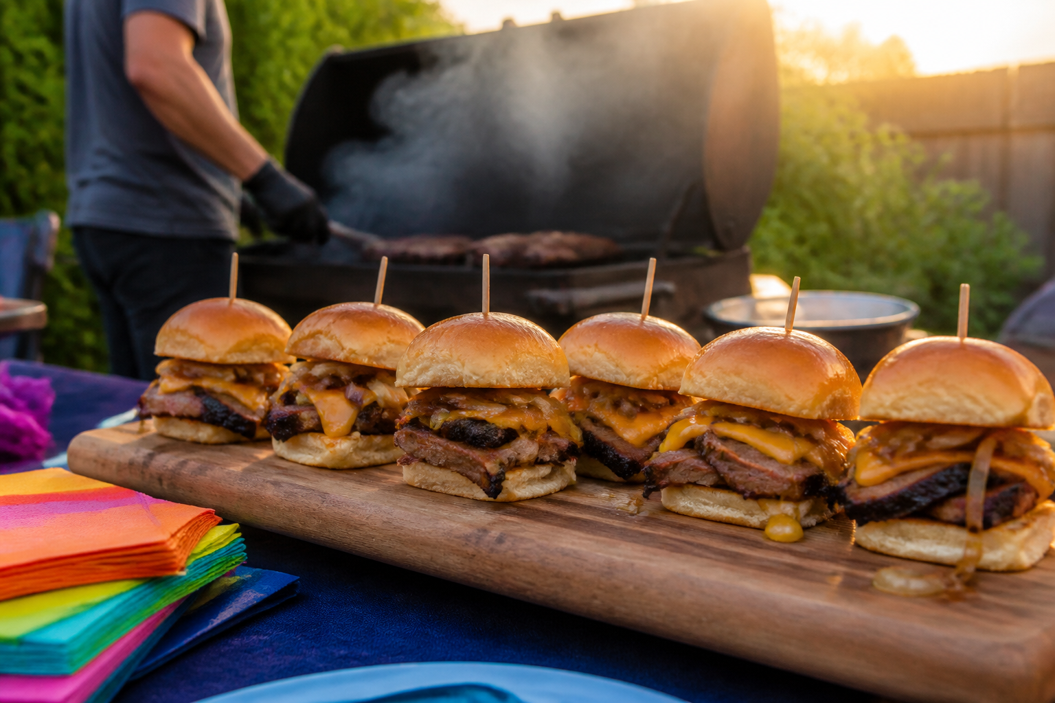 15 Brisket Serving Ideas for Your Next Cookout 21 Brisket sliders on Hawaiian rolls with cheddar cheese and caramelized onions