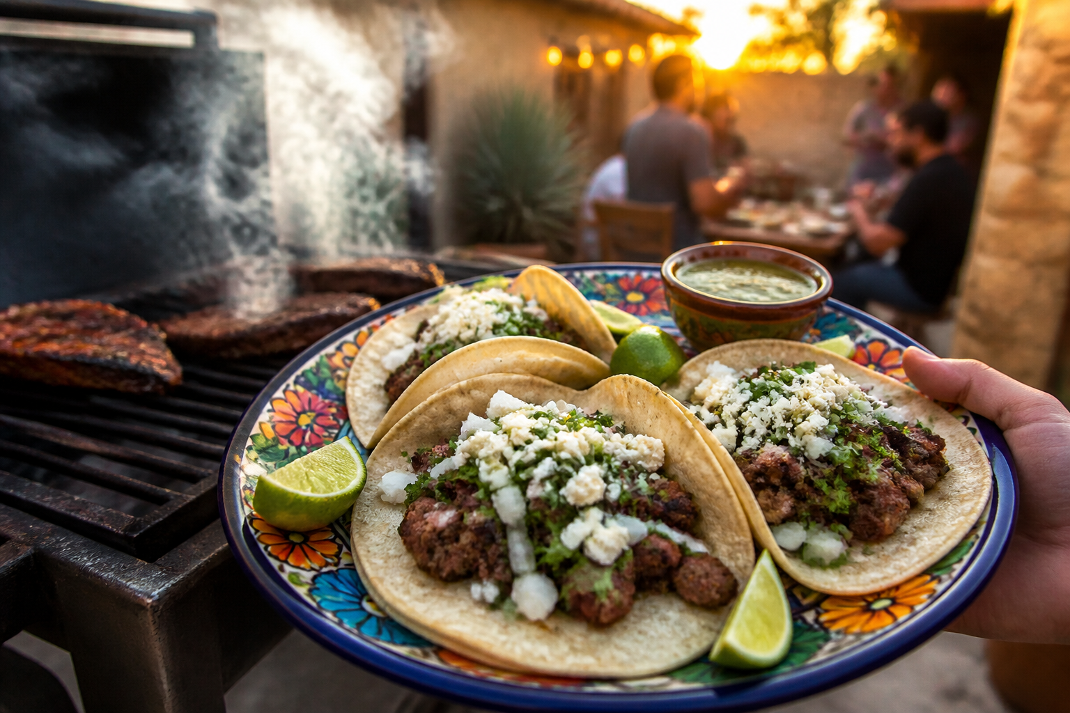 15 Brisket Serving Ideas for Your Next Cookout 23 Brisket tacos in corn tortillas with onions, cilantro, queso fresco, and lime