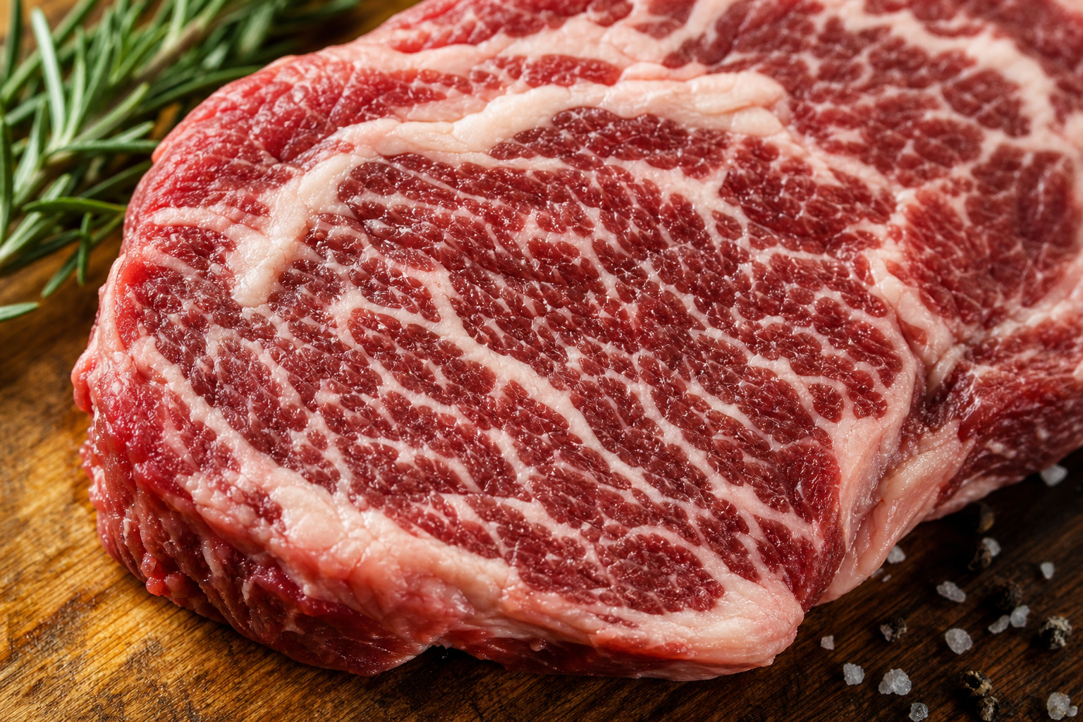 How to Choose Budget Meat Cuts That Cook Like Premium Steaks 7 Close-up of raw beef steak showing marbling fat patterns