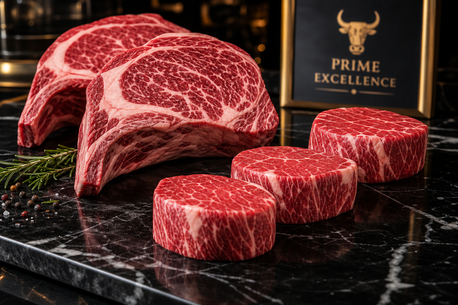 15 Steak Cuts Ranked by Price: Budget to Premium Guide 7 Premium ribeye and tenderloin steaks with exceptional marbling on marble surface