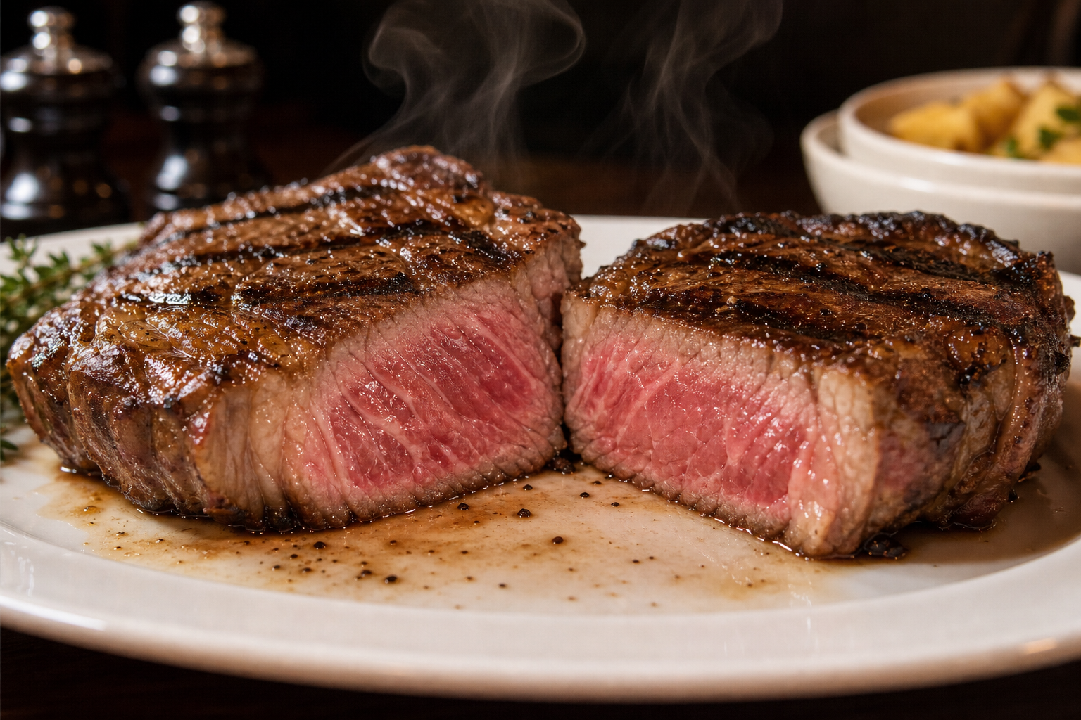 USDA Prime vs Choice Beef: When the Upgrade Is Worth It 8 Grilled Prime ribeye steak cut open showing marbling and juicy interior