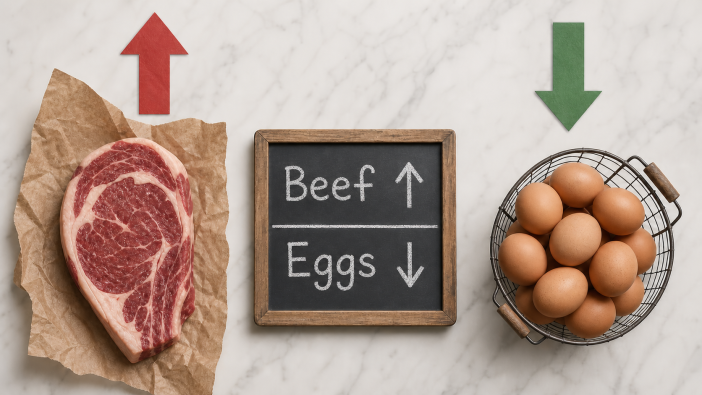 may 2026 meat price report May 2026 Meat Prices: Beef Hits New Highs as Eggs Fall 50% Year-Over-Year