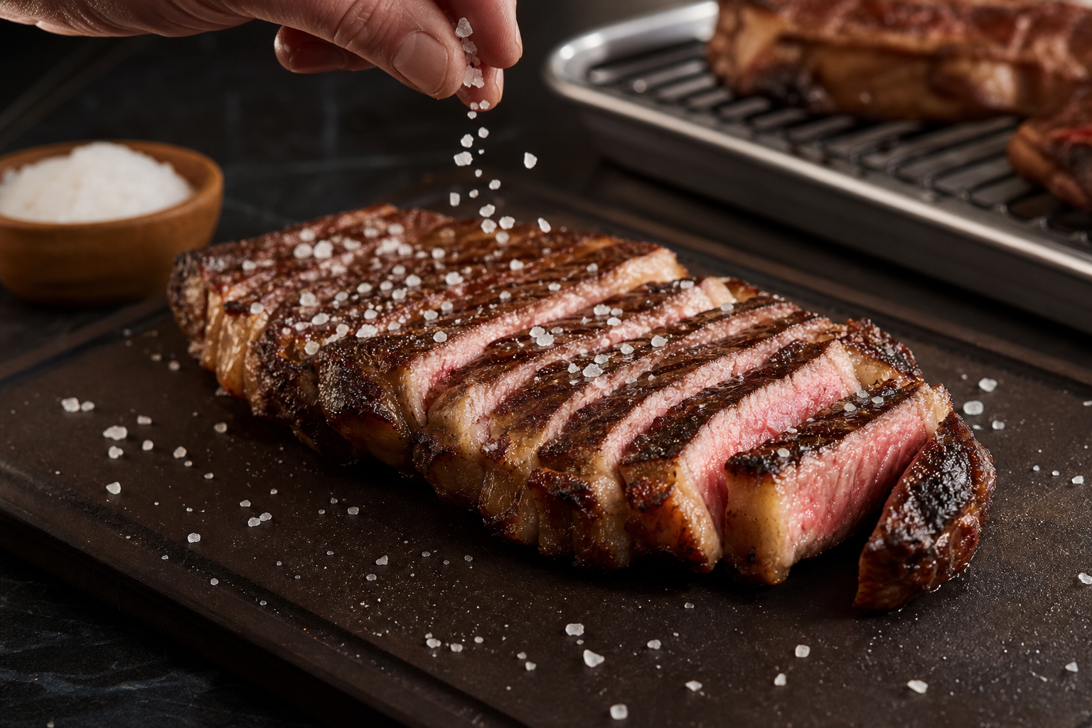 why steakhouse steaks taste better salt and timing secrets Why Steakhouse Steaks Taste Better: Salt and Timing Secrets