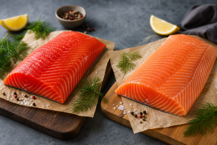wild vs farm raised salmon flavor texture nutrition guide Wild vs Farm-Raised Salmon: Flavor, Texture & Nutrition Guide