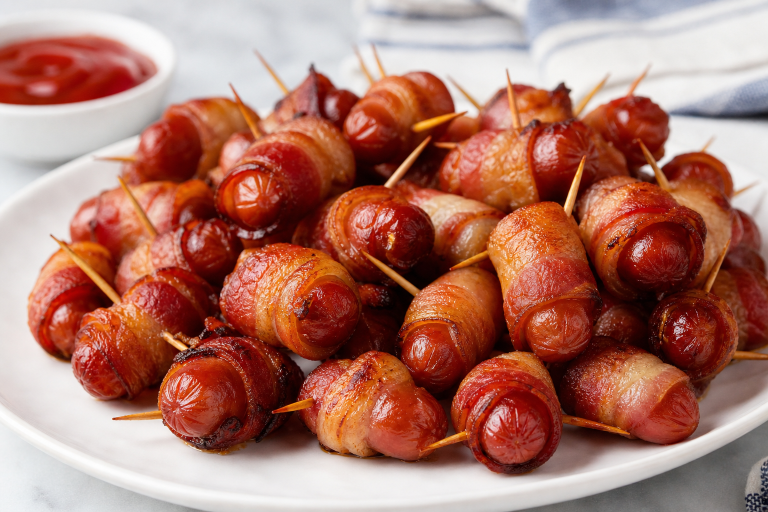 Bacon-Wrapped Smokies: The Cheapest Party Appetizer