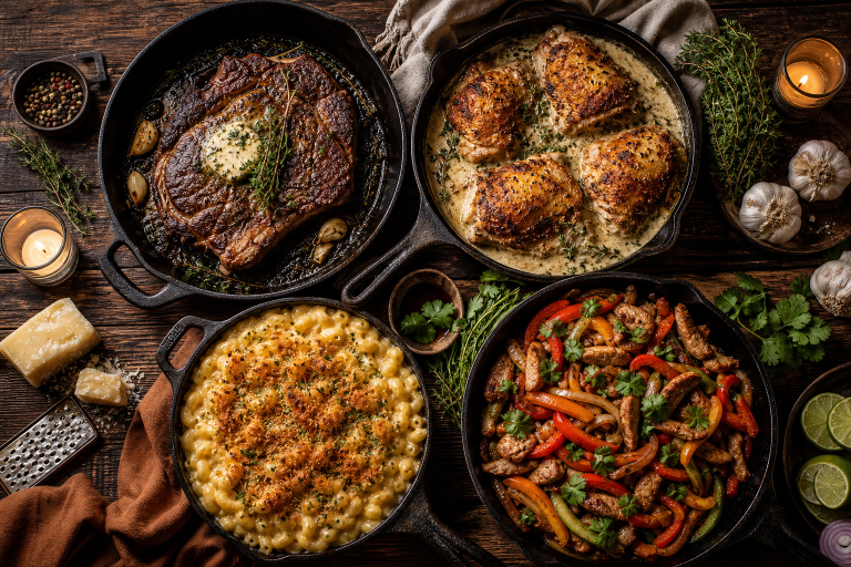 12 Cast Iron Skillet Dinner Ideas