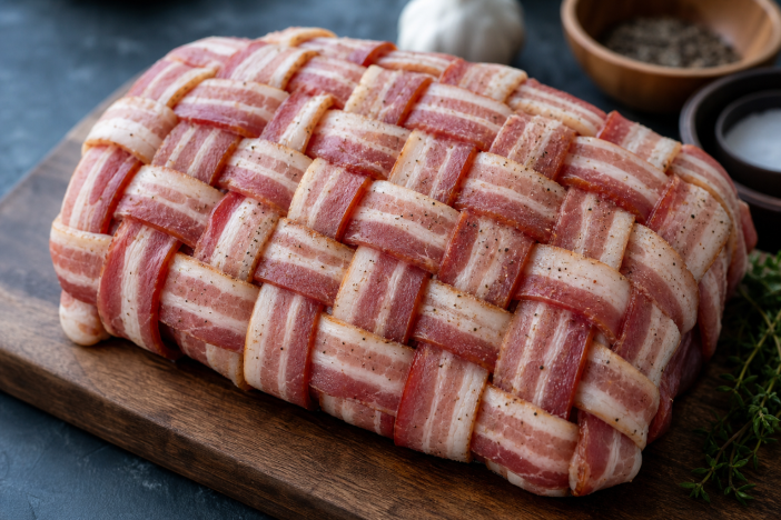 how to make a bacon weave to dress up cheap cuts How to Make a Bacon Weave to Dress Up Cheap Cuts