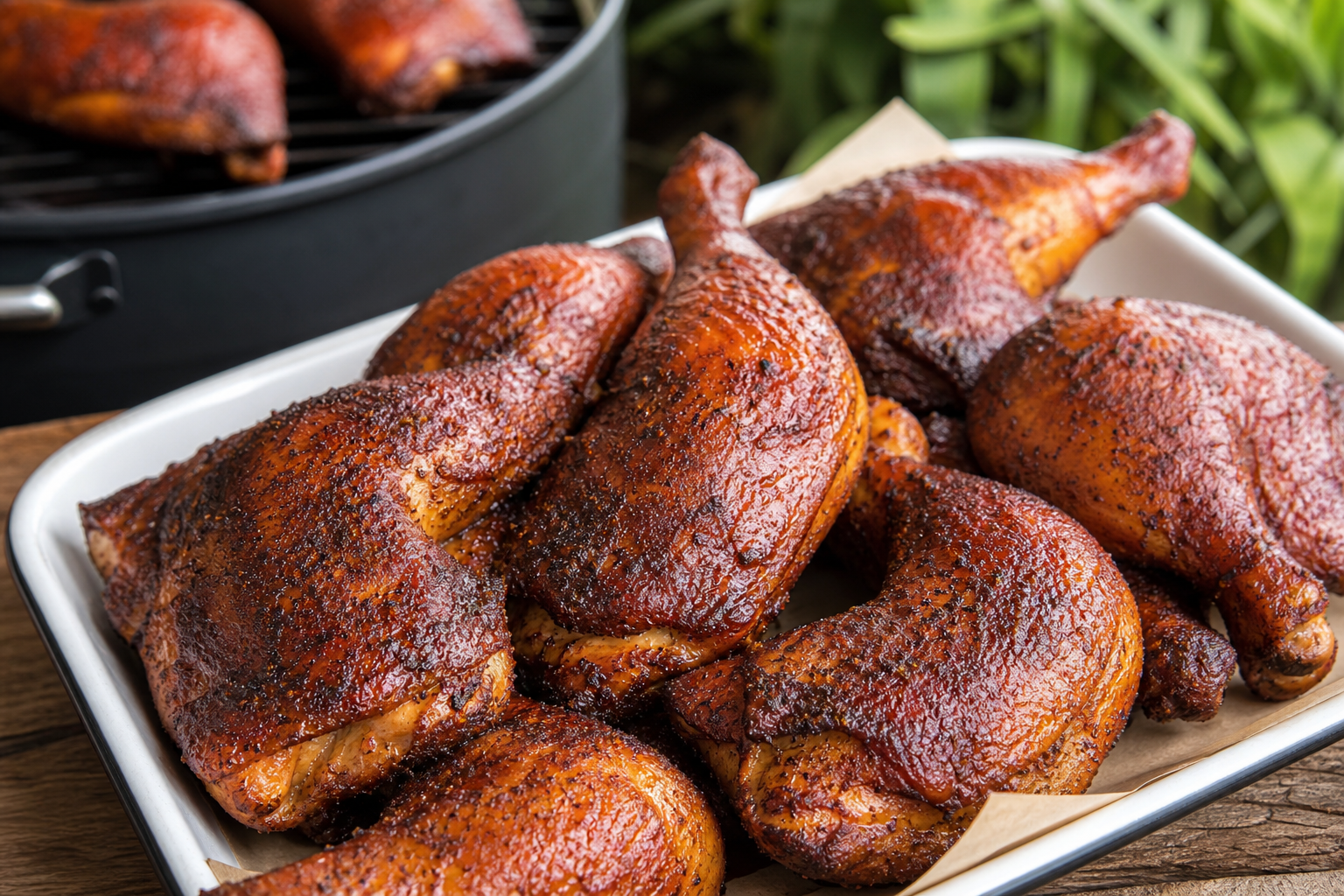 how to smoke cheap chicken leg quarters for a crowd How to Smoke Cheap Chicken Leg Quarters for a Crowd