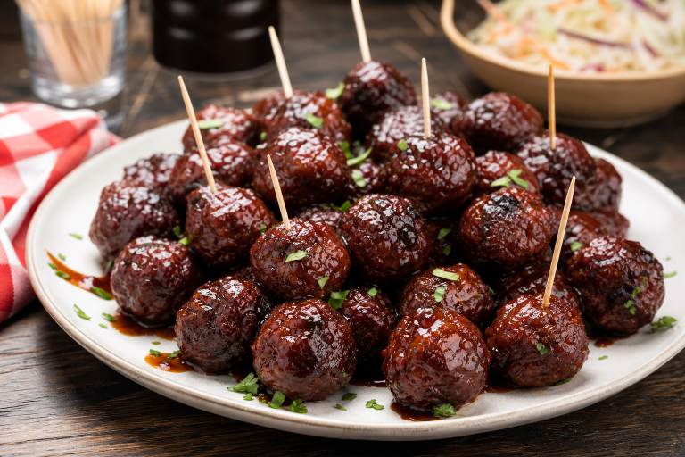 Smoked BBQ Meatballs: A Cheap Party Bite