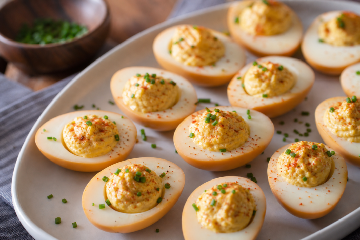 smoked deviled eggs a cheap different party appetizer Smoked Deviled Eggs: A Cheap, Different Party Appetizer