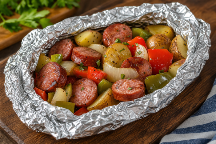smoked sausage foil packets a cheap no cleanup meal Smoked Sausage Foil Packets: A Cheap, No-Cleanup Meal