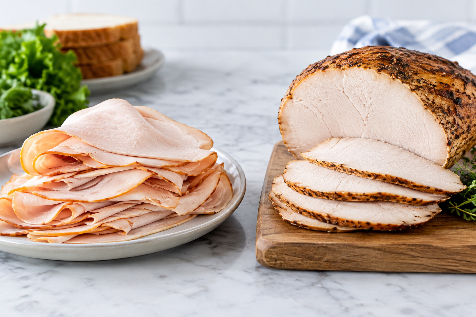 deli turkey vs turkey breast what s the difference Deli Turkey vs Turkey Breast: What's the Difference?