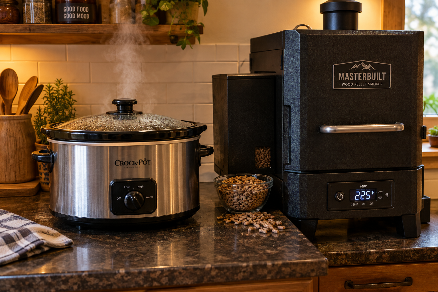 Chuck Roast vs Brisket: Which Is the Better Value for Slow Cooking? 7 Slow cooker and smoker set up for long cooking times