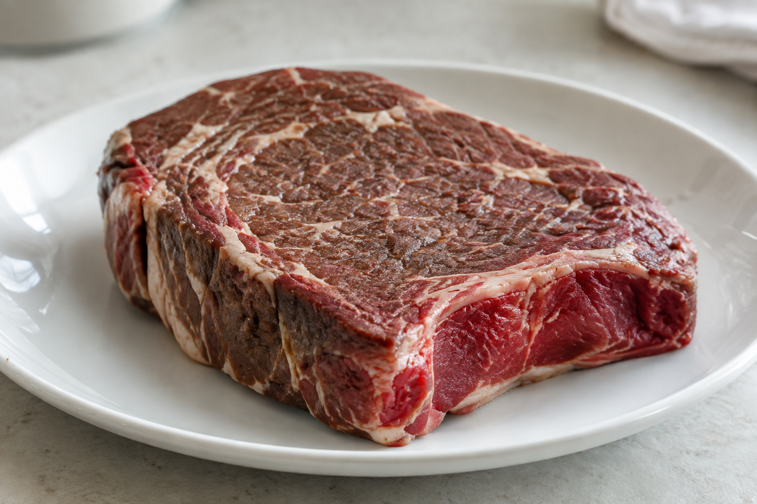 Why Is Steak Brown in the Fridge? When Color Is Normal and When It Isn't 6 Raw steak showing normal brownish surface color with fresh red interior