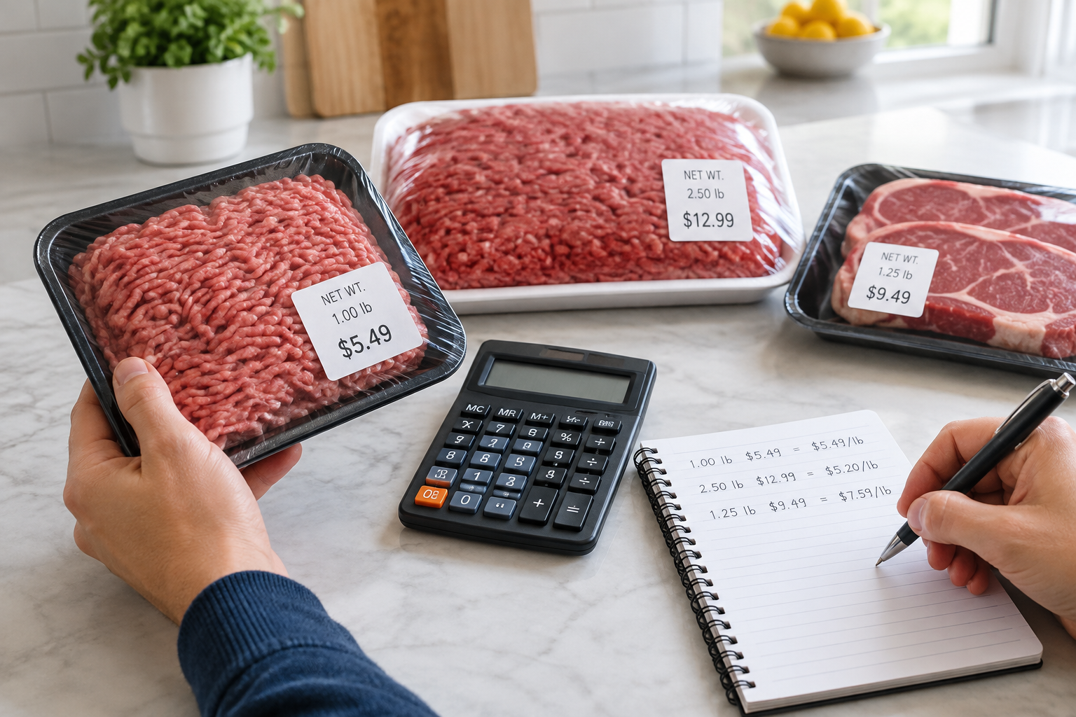 How to Compare Meat Prices When Package Sizes Are Different 4 how to compare meat prices when package sizes are different How to Compare Meat Prices When Package Sizes Are Different